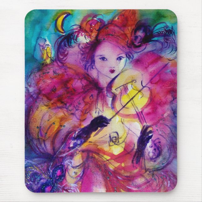 MASQUERADE NIGHT / Venetian Carnival Mouse Pad (Front)