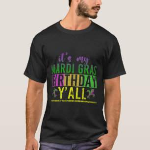 Masquerade Parade Birthday Celebration Party Mardi T-Shirt