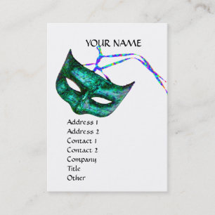 MASQUERADE PARTY BUSINESS CARD