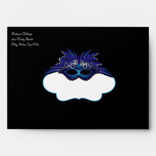 Masquerade Party Envelope: A7 Greeting Card Envelopes