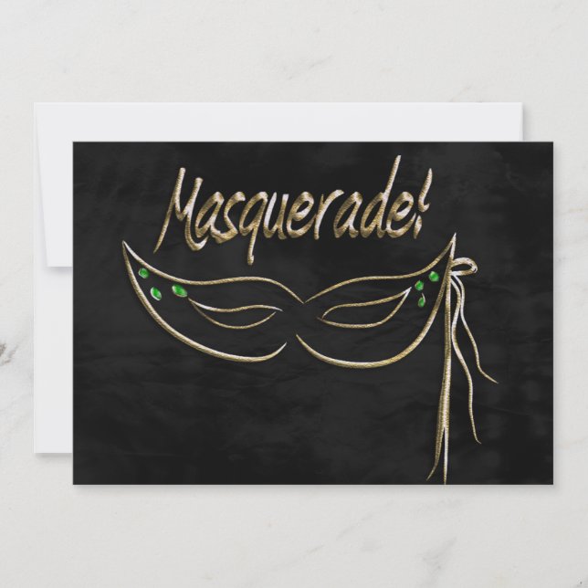 Masquerade Party Invitation (Front)