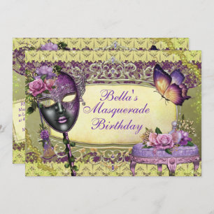 Masquerade Party Invitations
