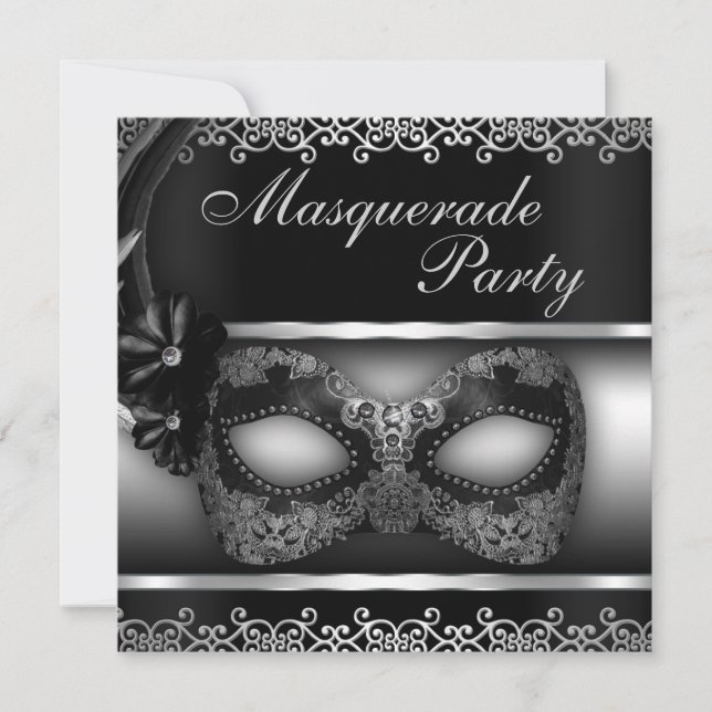 Masquerade Party Invite (Front)