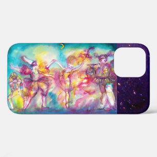 MASQUERADE PARTY,Mardi Gras Masks,Dance,Music iPhone 12 Case