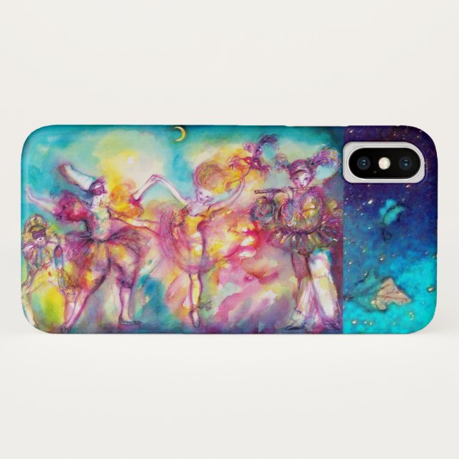 MASQUERADE PARTY,Mardi Gras Masks,Dance,Music Case-Mate iPhone Case (Back (Horizontal))