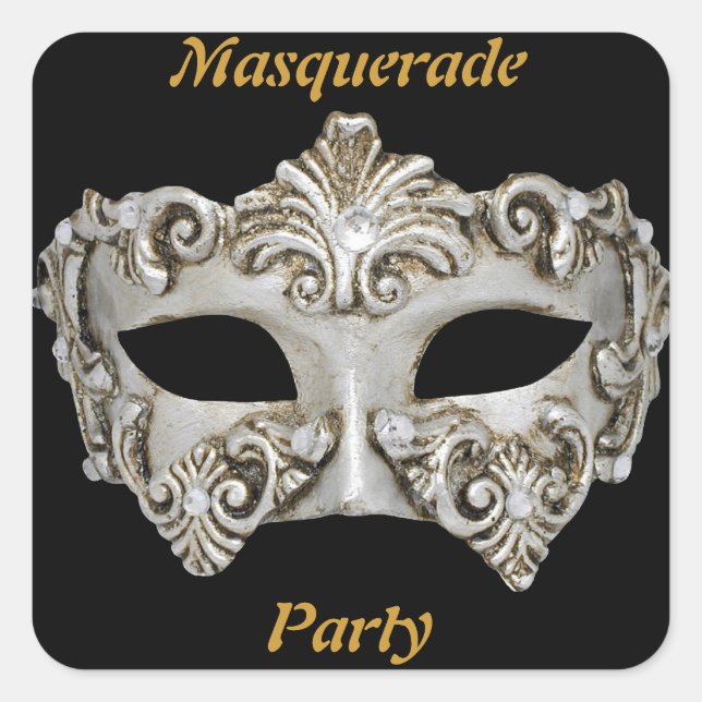 Masquerade Party Stickers (Front)