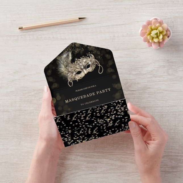Masquerade Party  with RSVP Cards (Video)