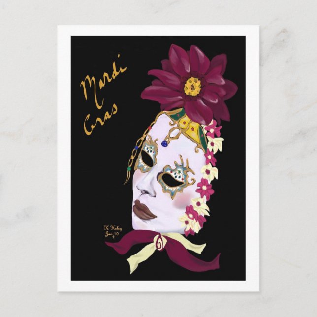 Masquerade postcard (Front)