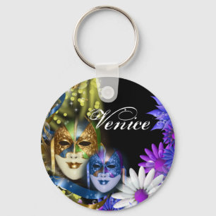 Masquerade quinceanera Venetian masks Keychain