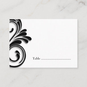 Masquerade Table Seating Cards