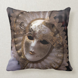 Masquerade Throw Pillow