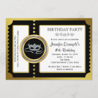 Masquerade Ticket Party