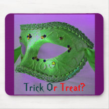 "Masquerade" Trick Or Treat Mousepad- Customizable