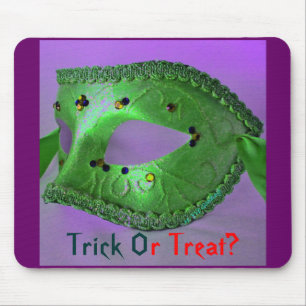 "Masquerade" Trick Or Treat Mousepad- Customizable Mouse Pad