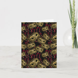 MASQUERADE VENICE  ART      CARD