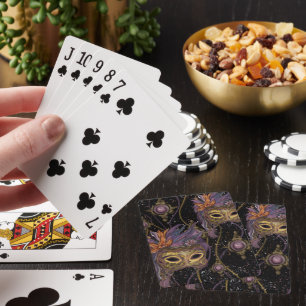 MASQUERADE VENICE  ART      PLAYING CARDS