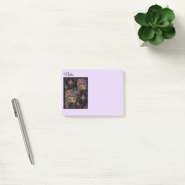 MASQUERADE VENICE  ART      POST-IT NOTES (Office)