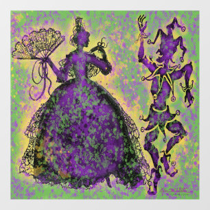 Masquerade Window Cling