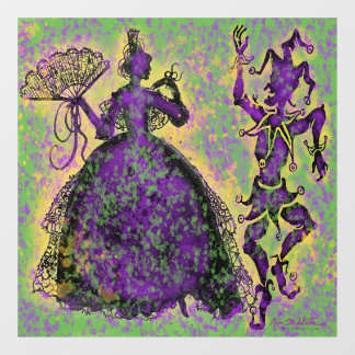 Masquerade Window Cling