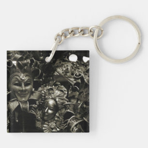 Masques de mascarade gothique noir et blanc