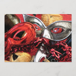 Masques de Purim et invitation de Hamentashen