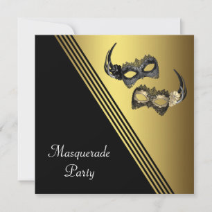 Masques Mardi Gras Masquade Party Invitations Masq