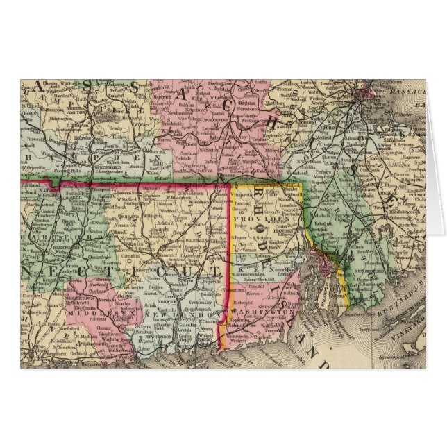 Mass, Conn, RI Map by Mitchell (Front Horizontal)