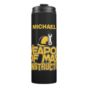 Mass Construction custom name tumbler