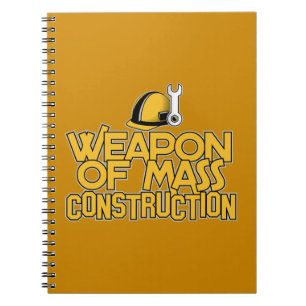 Mass Construction custom notebook