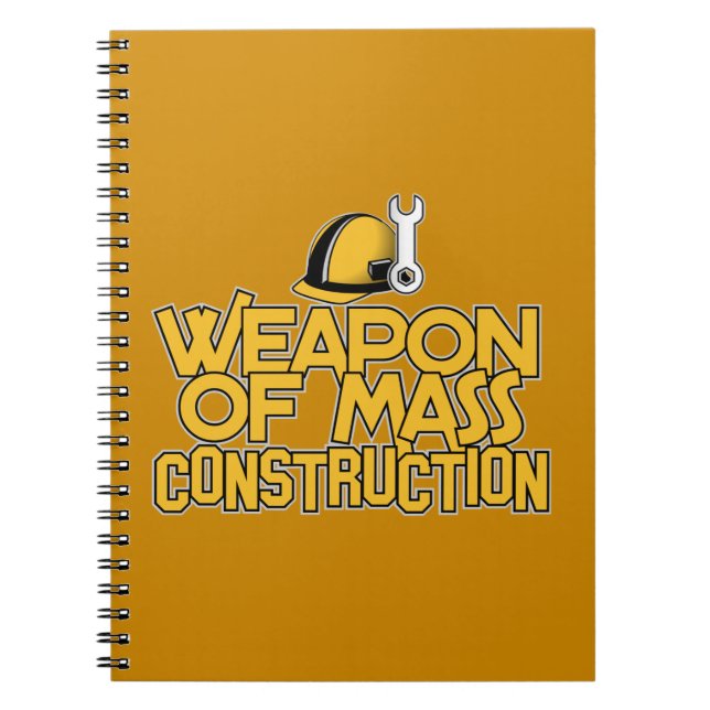 Mass Construction custom notebook (Front)