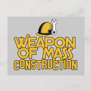 Mass Construction custom postcard
