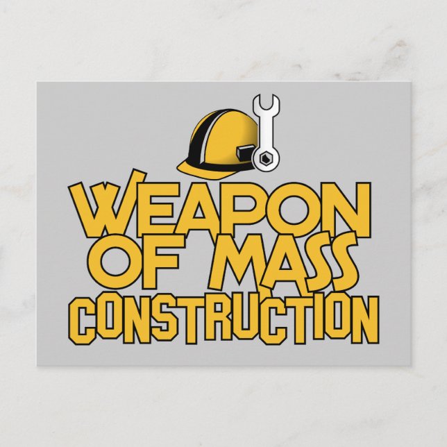 Mass Construction custom postcard (Front)