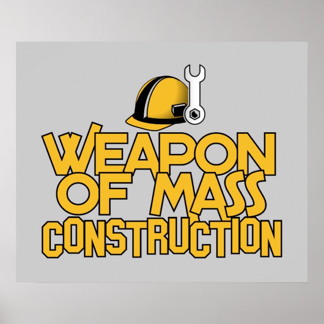 Mass Construction custom poster (Front)