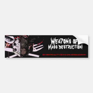 Mass Destruction Bumper Sticker