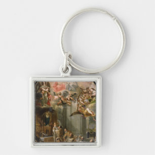 Mass for the Order of Trinitarians, 1666 Keychain