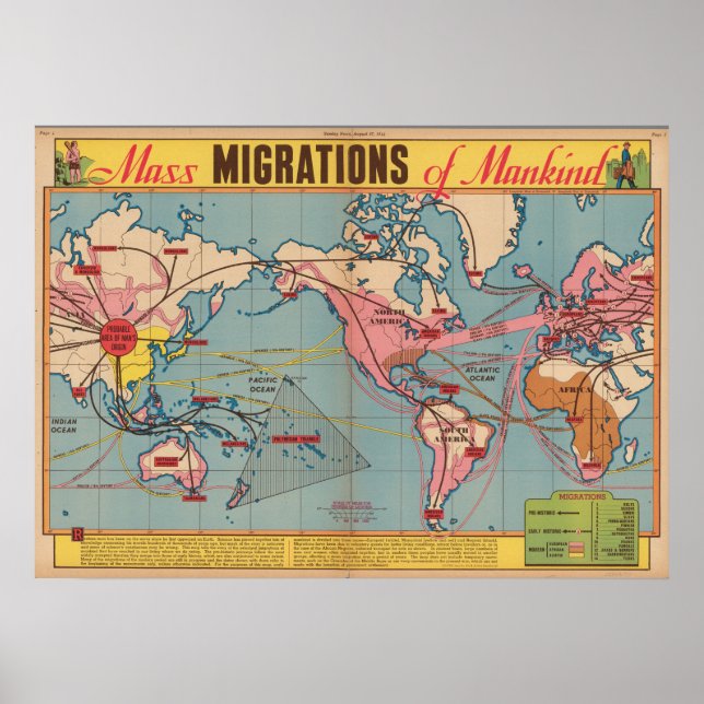 Mass Migration of Mankind Poster (Front)