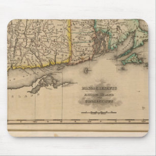 Mass, Rhode Island, Connecticut Mouse Pad