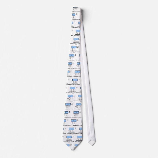 Mass Spring Damper (Physics) Tie (Front)