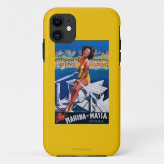 Massa Marina Travel Poster iPhone 11 Case