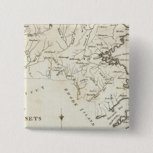 Massachusetts 2 inch square button