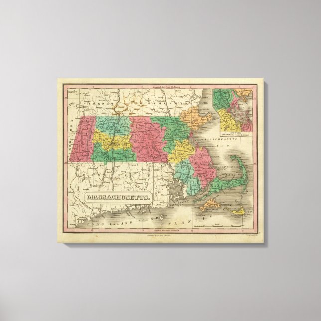 Massachusetts 4 canvas print (Front)