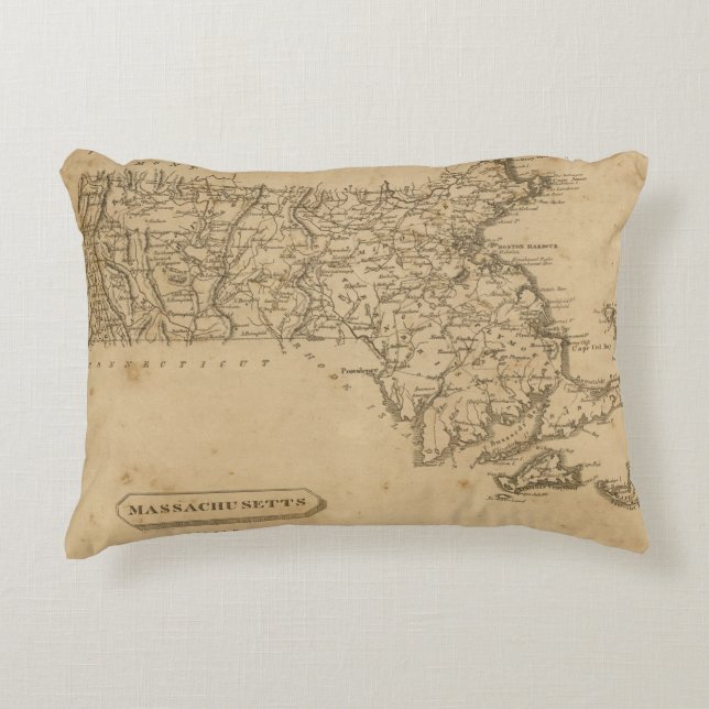 Massachusetts 5 accent pillow (Front)