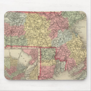 Massachusetts and Rhode Island 2 Mouse Pad