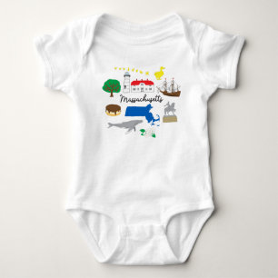 Massachusetts Baby Bodysuit