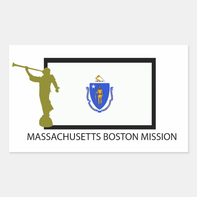 MASSACHUSETTS BOSTON MISSION LDS CTR STICKER (Front)