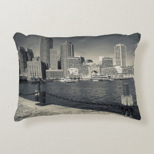 Massachusetts, Boston, Rowe's Wharf buildings Decorative Pillow