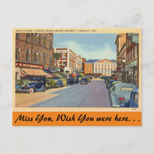 Massachusetts, Brattle St., Cambridge Postcard