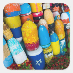 Massachusetts, Cape Ann, Rockport, Rockport Square Sticker