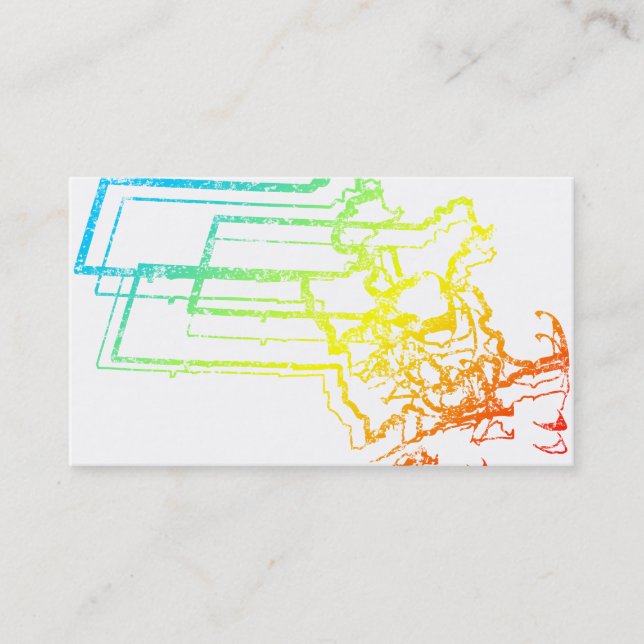 massachusetts chill blur business card (Front)