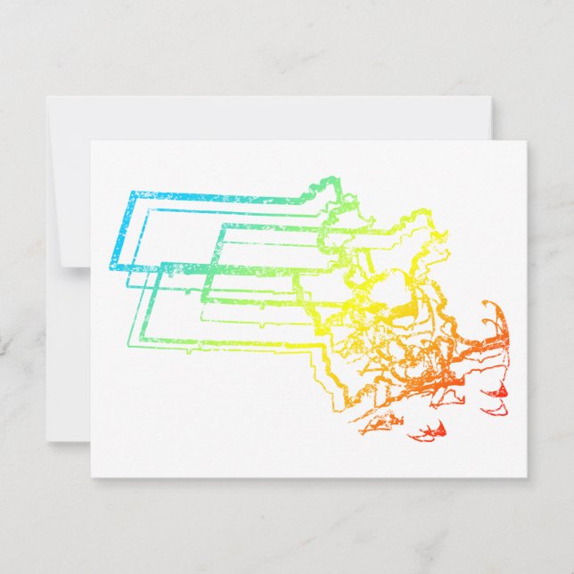 massachusetts chill blur invitation (Front)